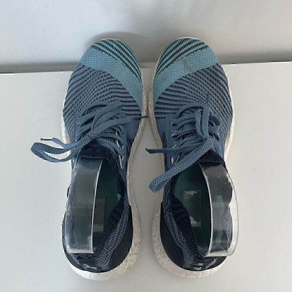 Adidas UltraBoost X Parley Womens Size US 7.5 Blue Running Shoes AQ0421 - Picture 8 of 12